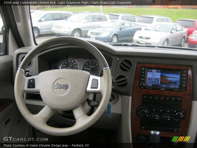 Light Graystone Pearl / Dark Khaki/Light Graystone 2008 Jeep Commander Limited 4x4