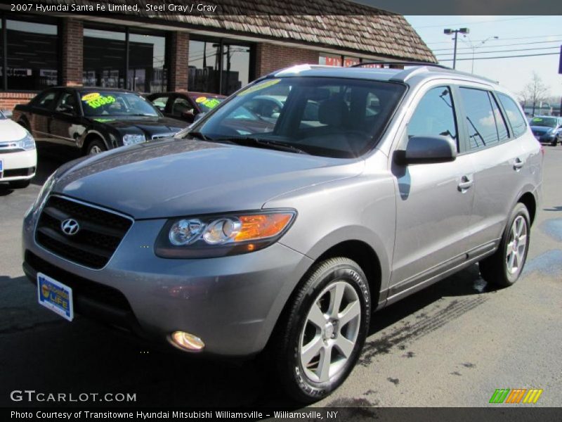 Steel Gray / Gray 2007 Hyundai Santa Fe Limited