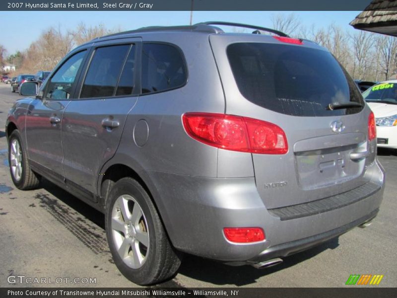 Steel Gray / Gray 2007 Hyundai Santa Fe Limited