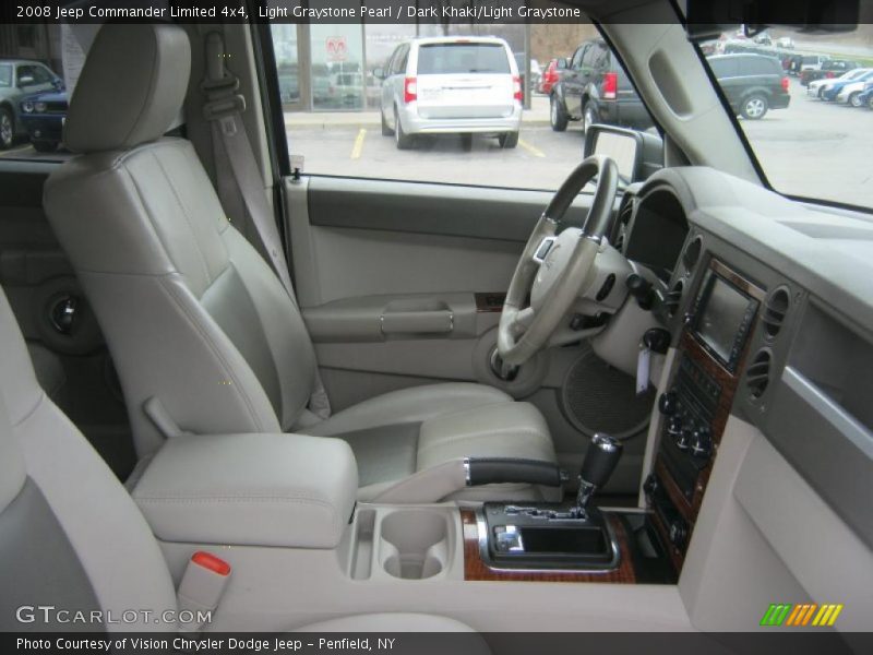 Light Graystone Pearl / Dark Khaki/Light Graystone 2008 Jeep Commander Limited 4x4