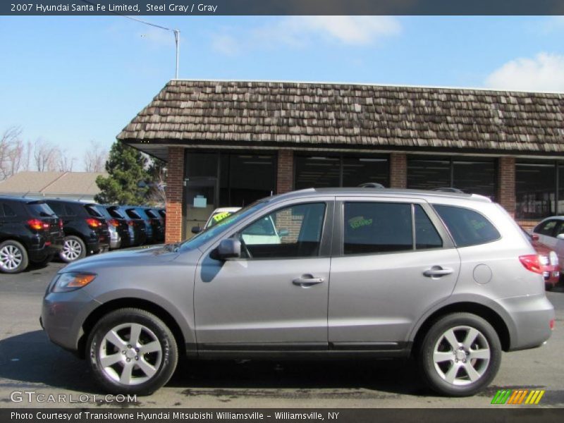 Steel Gray / Gray 2007 Hyundai Santa Fe Limited