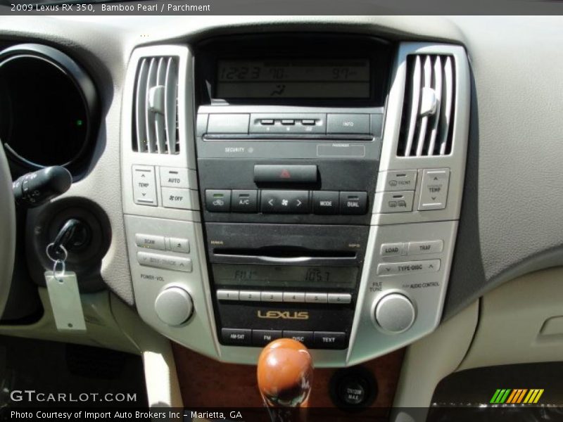 Bamboo Pearl / Parchment 2009 Lexus RX 350
