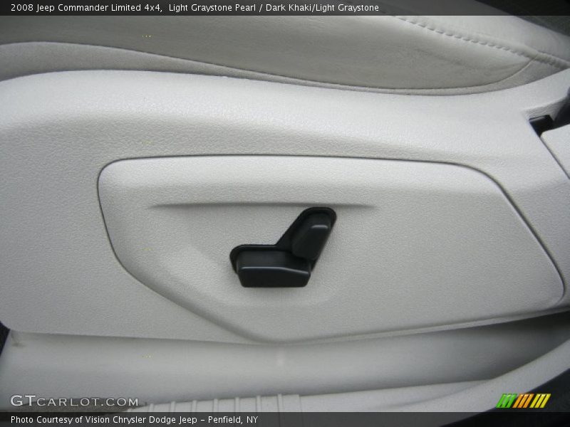 Light Graystone Pearl / Dark Khaki/Light Graystone 2008 Jeep Commander Limited 4x4