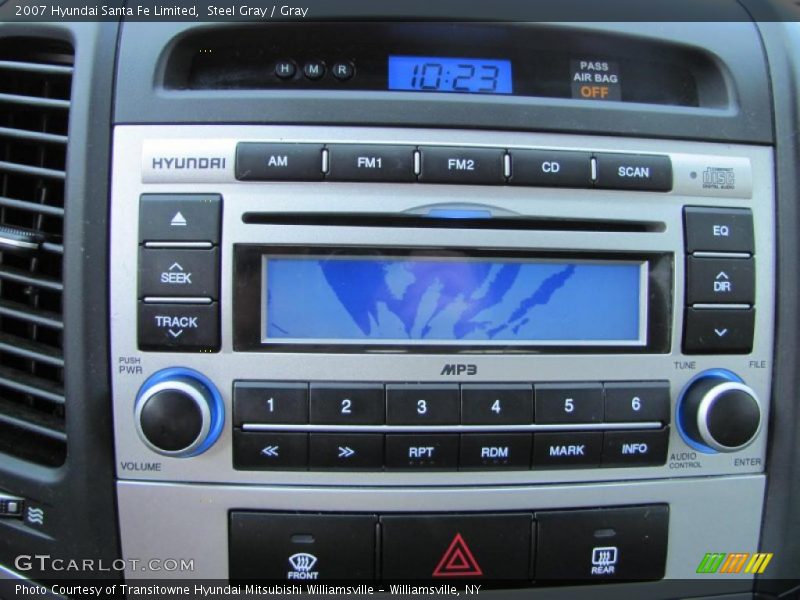 Steel Gray / Gray 2007 Hyundai Santa Fe Limited
