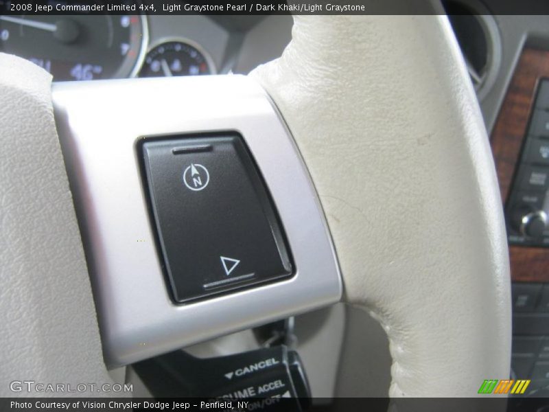Light Graystone Pearl / Dark Khaki/Light Graystone 2008 Jeep Commander Limited 4x4
