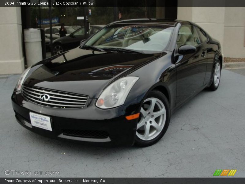 Black Obsidian / Willow 2004 Infiniti G 35 Coupe