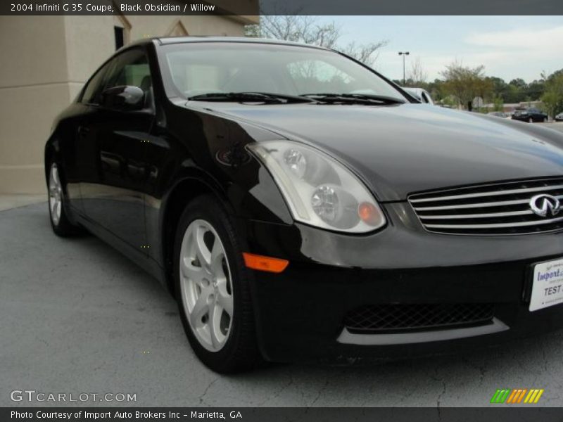 Black Obsidian / Willow 2004 Infiniti G 35 Coupe