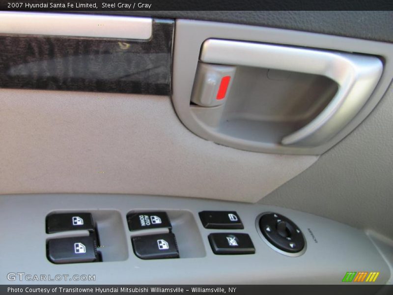 Steel Gray / Gray 2007 Hyundai Santa Fe Limited