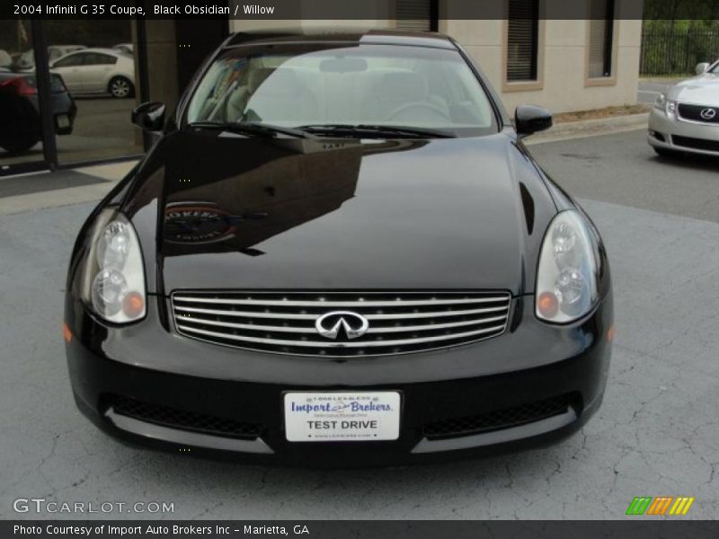 Black Obsidian / Willow 2004 Infiniti G 35 Coupe