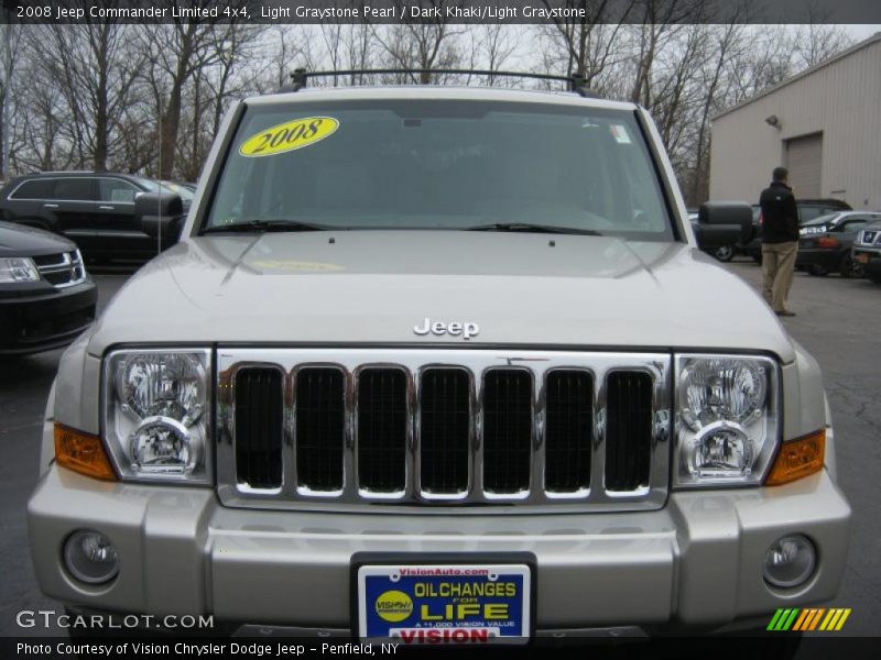 Light Graystone Pearl / Dark Khaki/Light Graystone 2008 Jeep Commander Limited 4x4