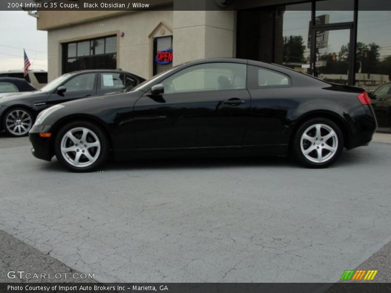 Black Obsidian / Willow 2004 Infiniti G 35 Coupe