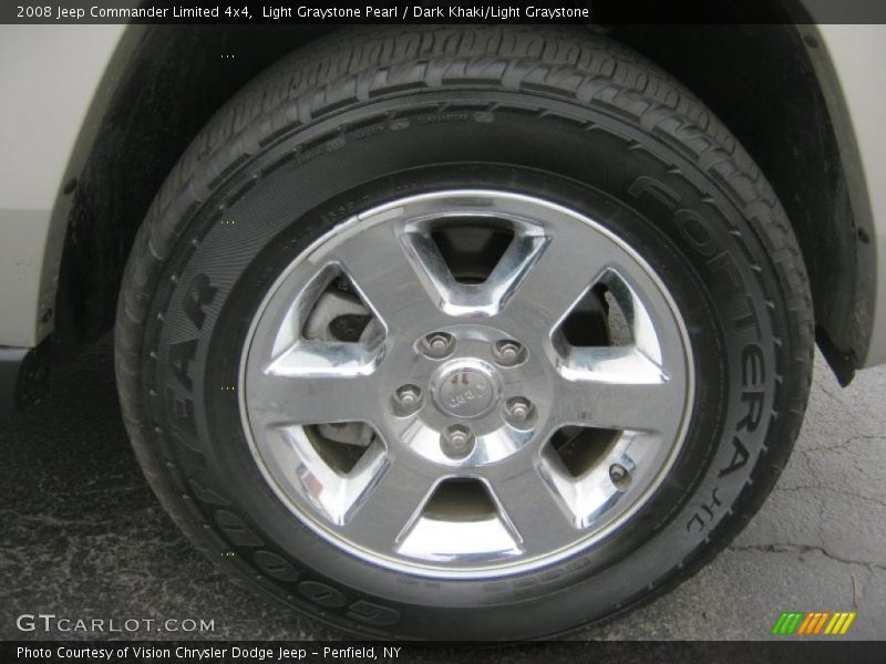 Light Graystone Pearl / Dark Khaki/Light Graystone 2008 Jeep Commander Limited 4x4
