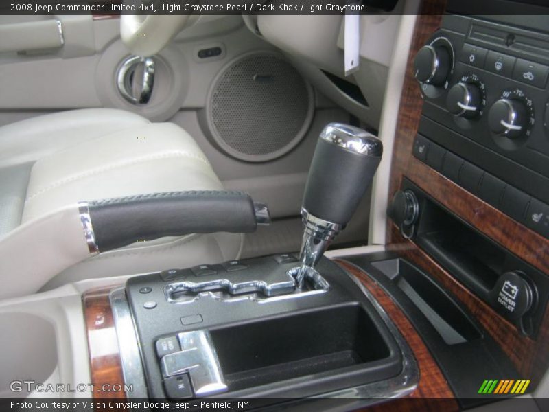 Light Graystone Pearl / Dark Khaki/Light Graystone 2008 Jeep Commander Limited 4x4