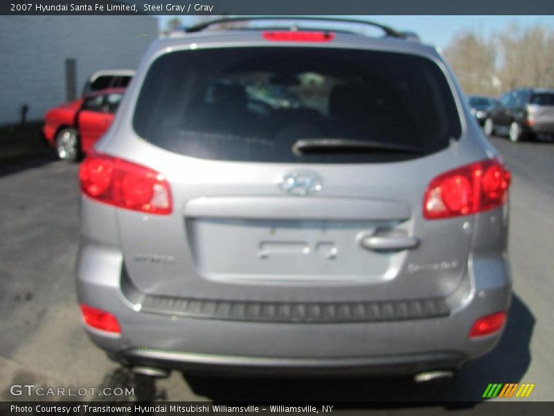 Steel Gray / Gray 2007 Hyundai Santa Fe Limited