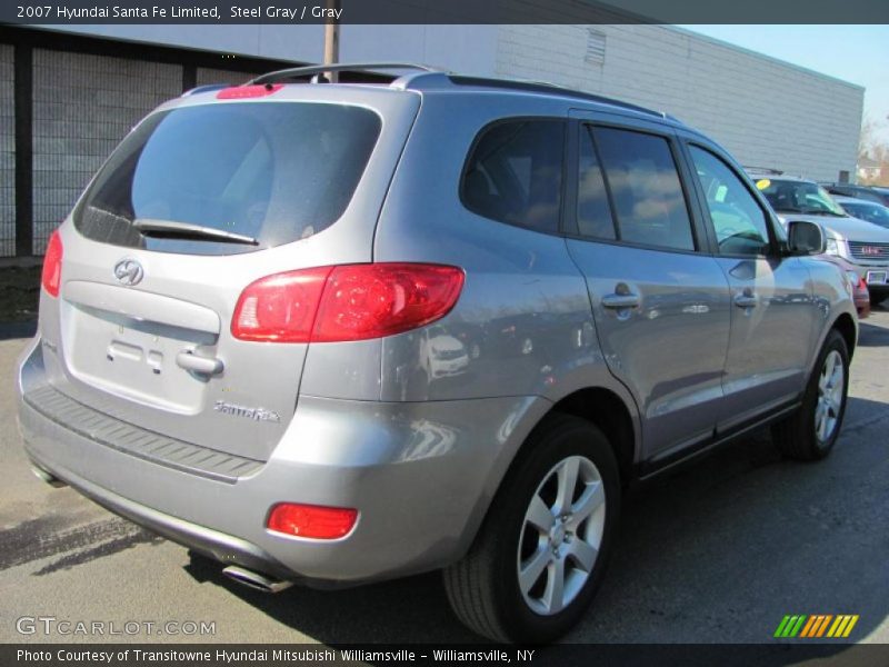 Steel Gray / Gray 2007 Hyundai Santa Fe Limited