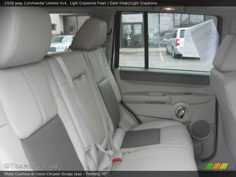 Light Graystone Pearl / Dark Khaki/Light Graystone 2008 Jeep Commander Limited 4x4