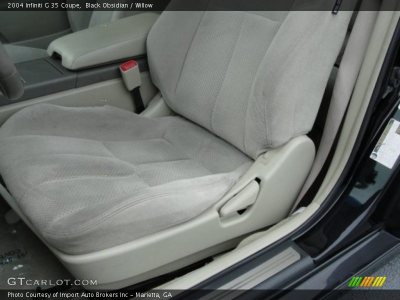 Black Obsidian / Willow 2004 Infiniti G 35 Coupe
