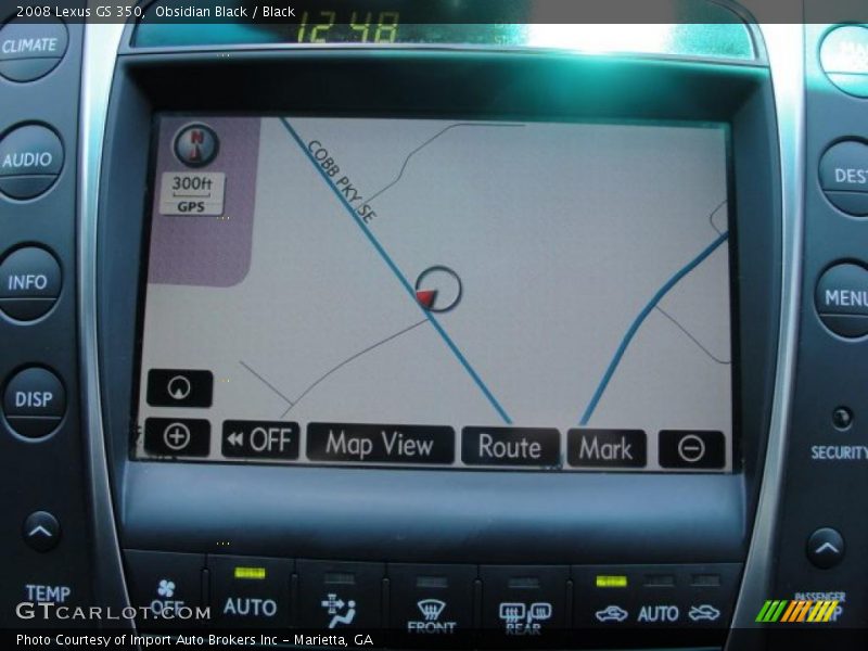 Obsidian Black / Black 2008 Lexus GS 350