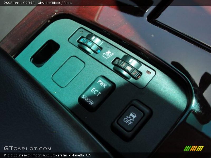 Obsidian Black / Black 2008 Lexus GS 350