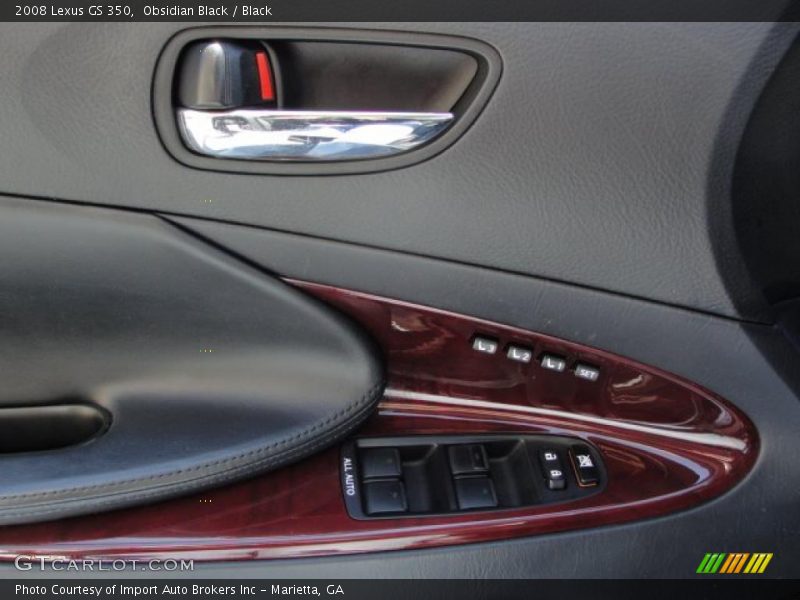 Obsidian Black / Black 2008 Lexus GS 350
