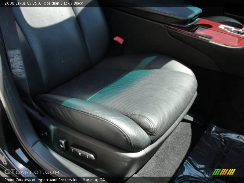 Obsidian Black / Black 2008 Lexus GS 350