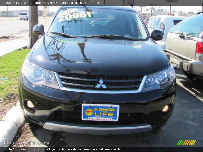 Labrador Black Pearl / Black 2007 Mitsubishi Outlander XLS 4WD