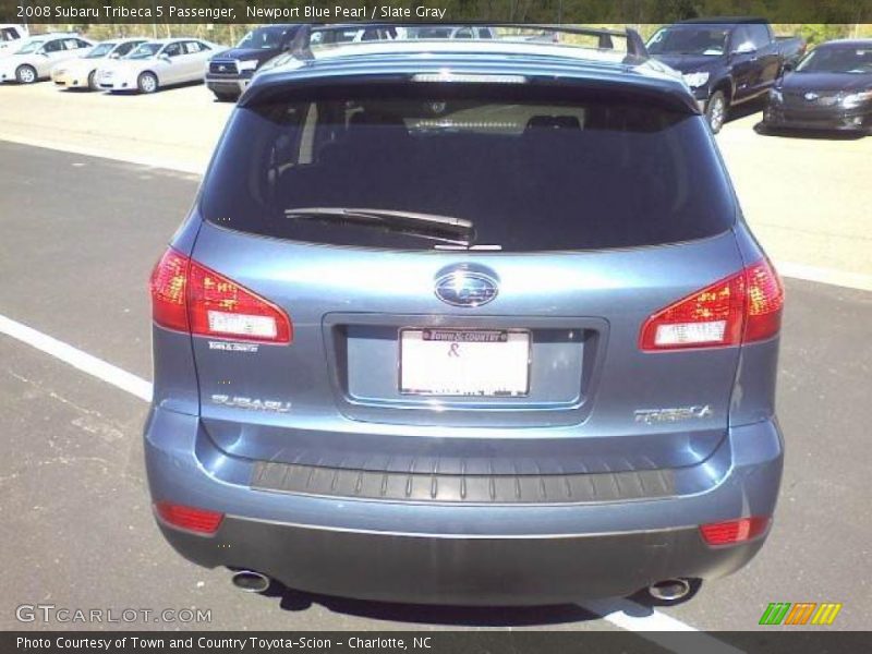 Newport Blue Pearl / Slate Gray 2008 Subaru Tribeca 5 Passenger
