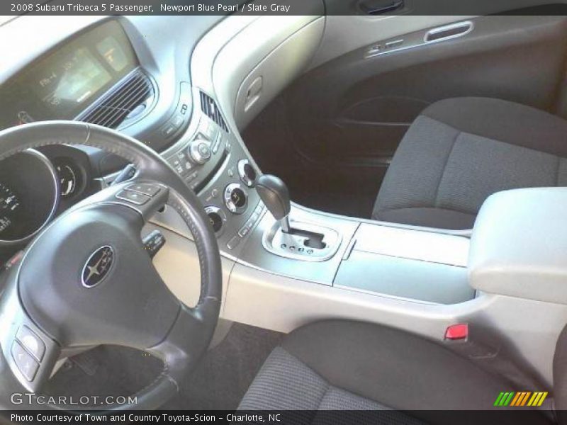 Newport Blue Pearl / Slate Gray 2008 Subaru Tribeca 5 Passenger
