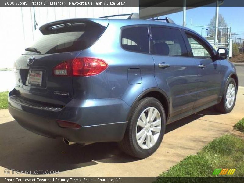 Newport Blue Pearl / Slate Gray 2008 Subaru Tribeca 5 Passenger