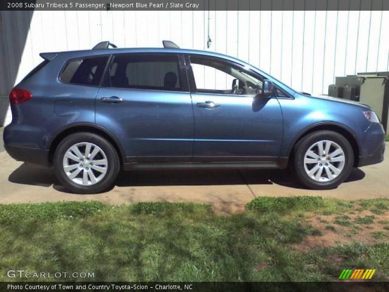 Newport Blue Pearl / Slate Gray 2008 Subaru Tribeca 5 Passenger
