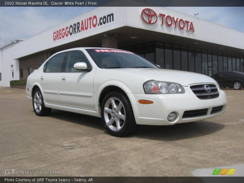 Glacier White Pearl / Frost 2002 Nissan Maxima SE