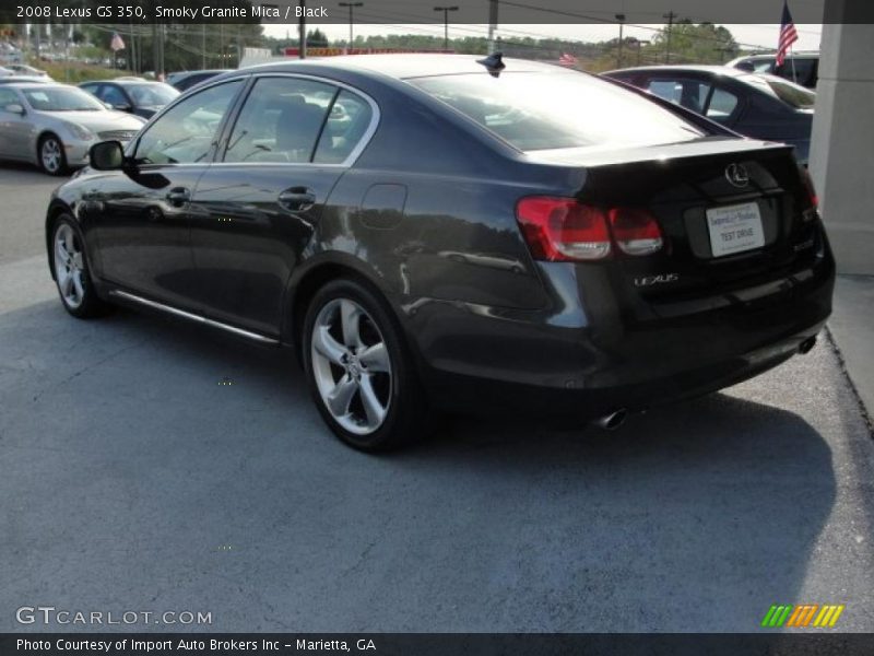 Smoky Granite Mica / Black 2008 Lexus GS 350