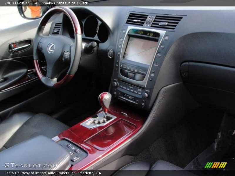Smoky Granite Mica / Black 2008 Lexus GS 350