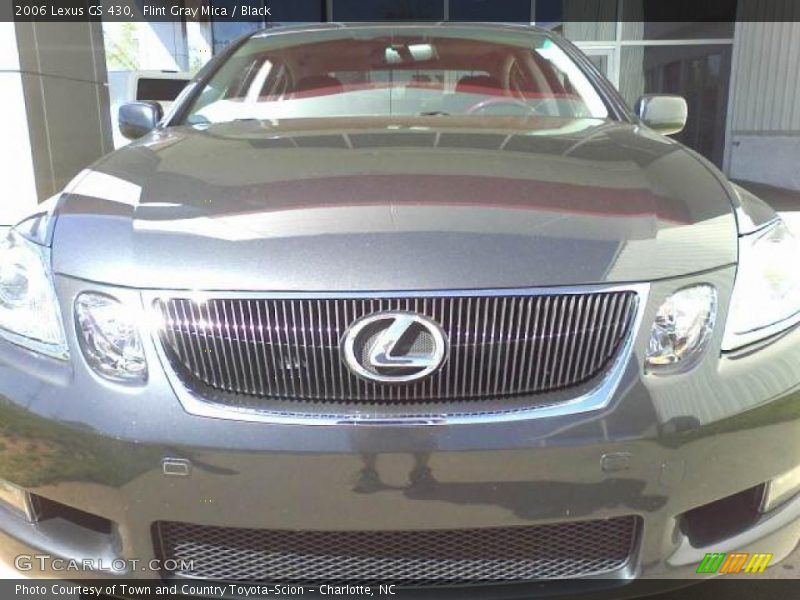 Flint Gray Mica / Black 2006 Lexus GS 430