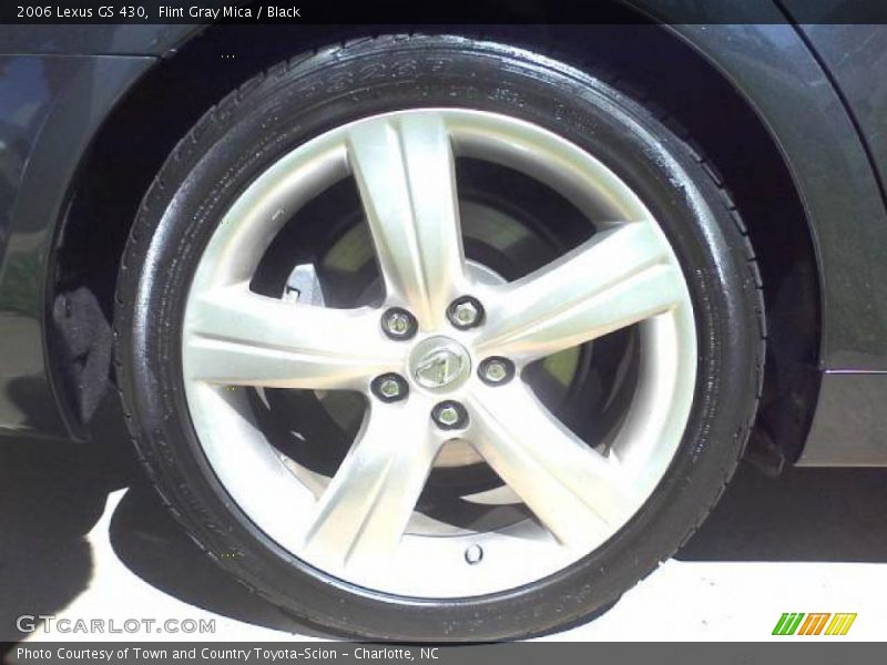 Flint Gray Mica / Black 2006 Lexus GS 430