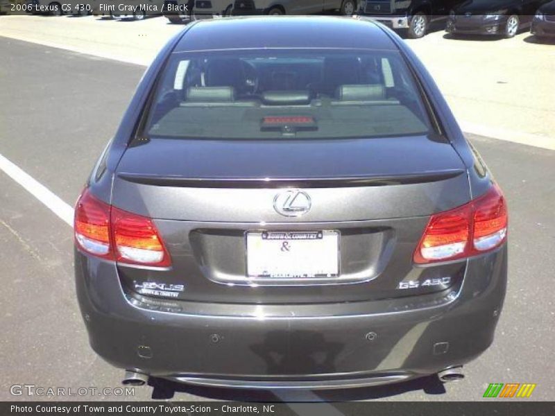 Flint Gray Mica / Black 2006 Lexus GS 430