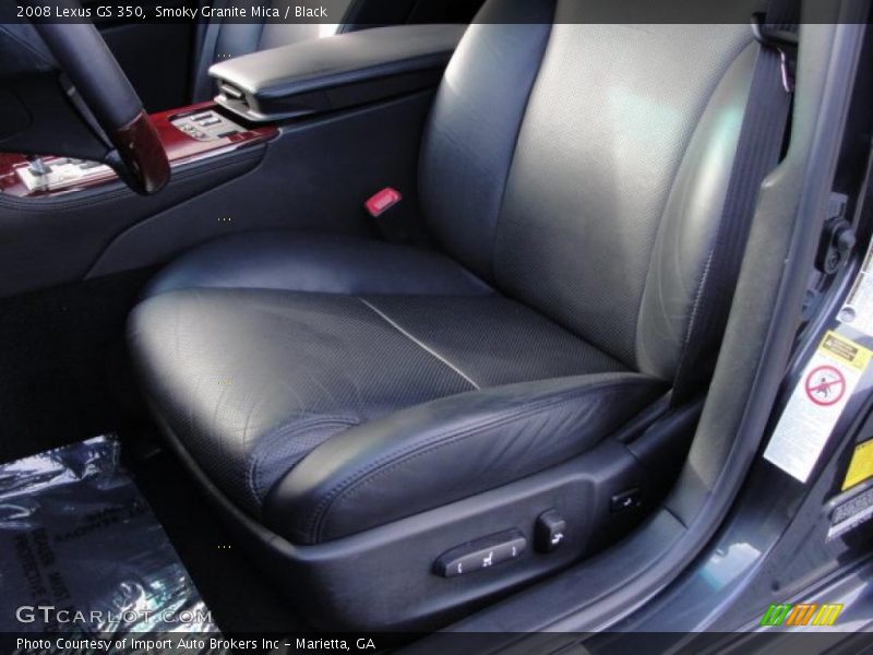 Smoky Granite Mica / Black 2008 Lexus GS 350