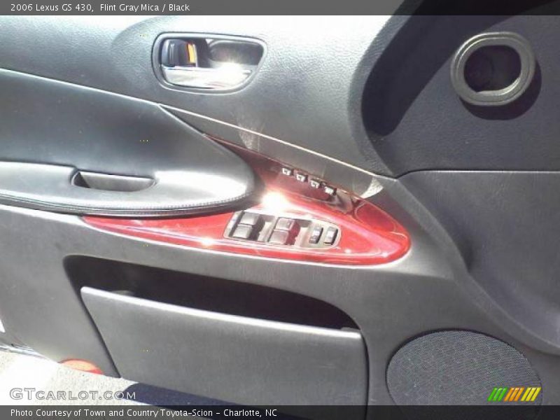 Flint Gray Mica / Black 2006 Lexus GS 430