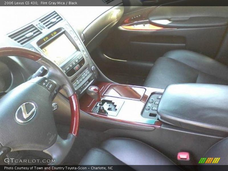 Flint Gray Mica / Black 2006 Lexus GS 430