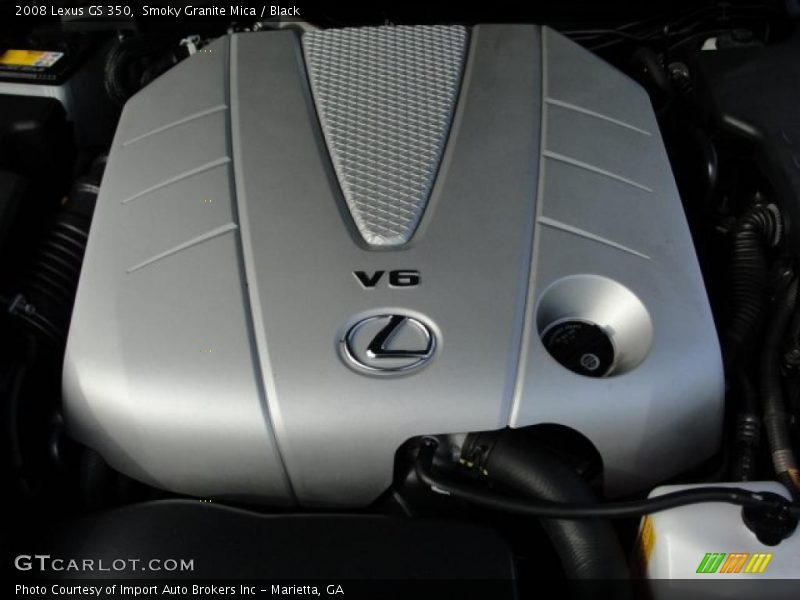 Smoky Granite Mica / Black 2008 Lexus GS 350