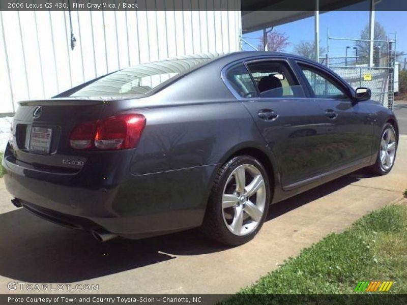 Flint Gray Mica / Black 2006 Lexus GS 430