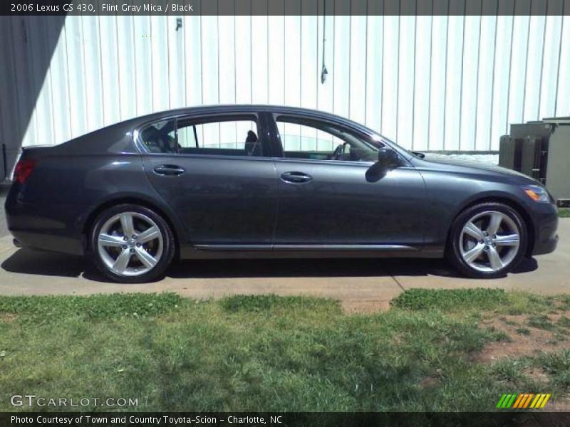 Flint Gray Mica / Black 2006 Lexus GS 430