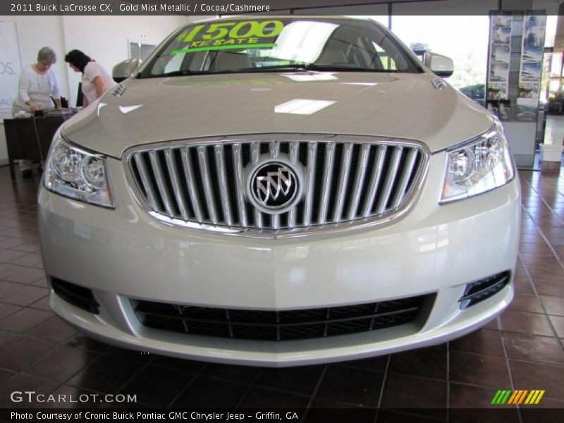 Gold Mist Metallic / Cocoa/Cashmere 2011 Buick LaCrosse CX