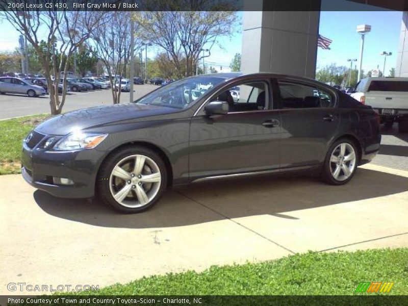 Flint Gray Mica / Black 2006 Lexus GS 430