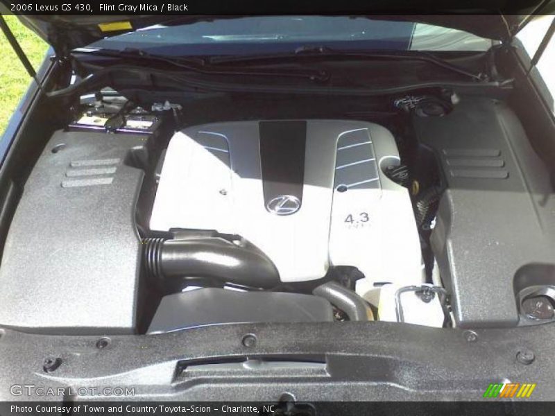 Flint Gray Mica / Black 2006 Lexus GS 430