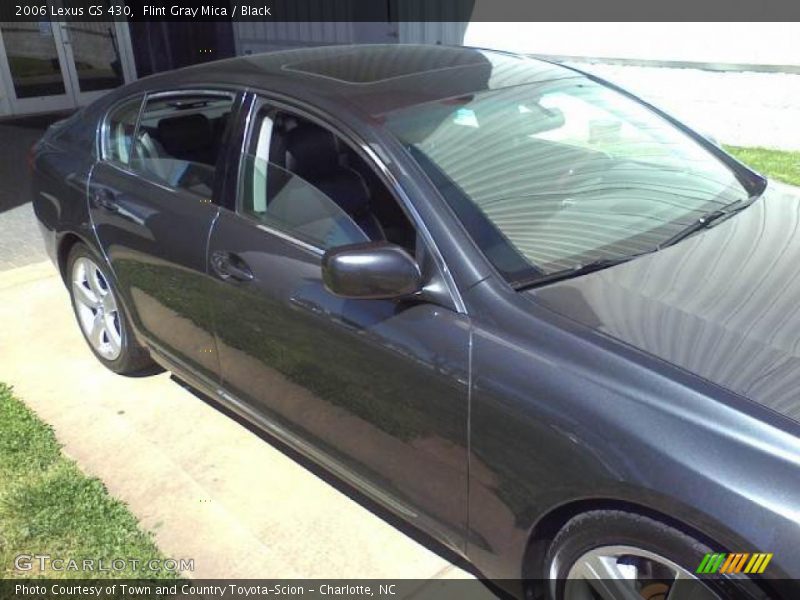 Flint Gray Mica / Black 2006 Lexus GS 430