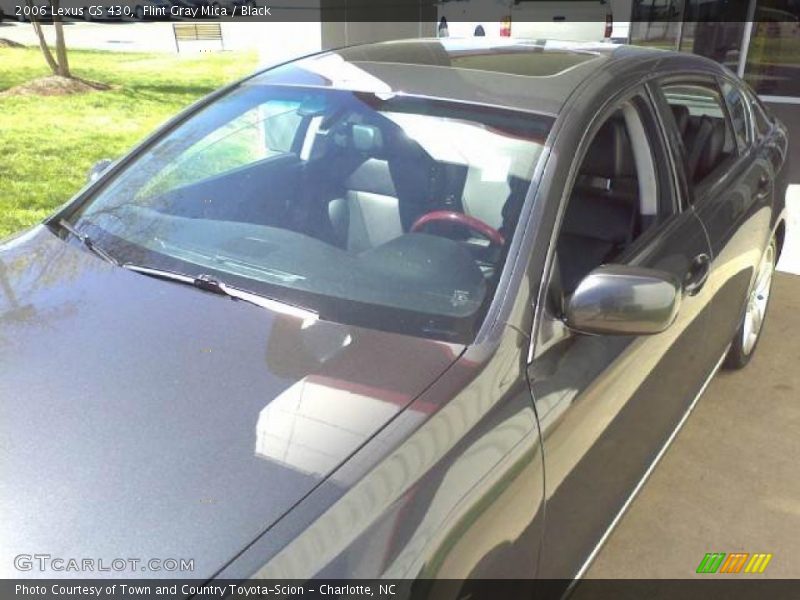 Flint Gray Mica / Black 2006 Lexus GS 430