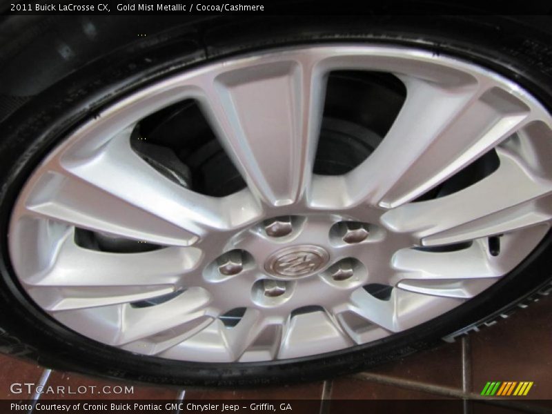 Gold Mist Metallic / Cocoa/Cashmere 2011 Buick LaCrosse CX