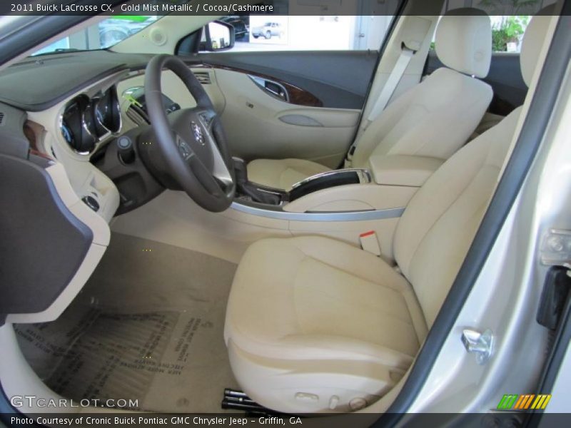  2011 LaCrosse CX Cocoa/Cashmere Interior