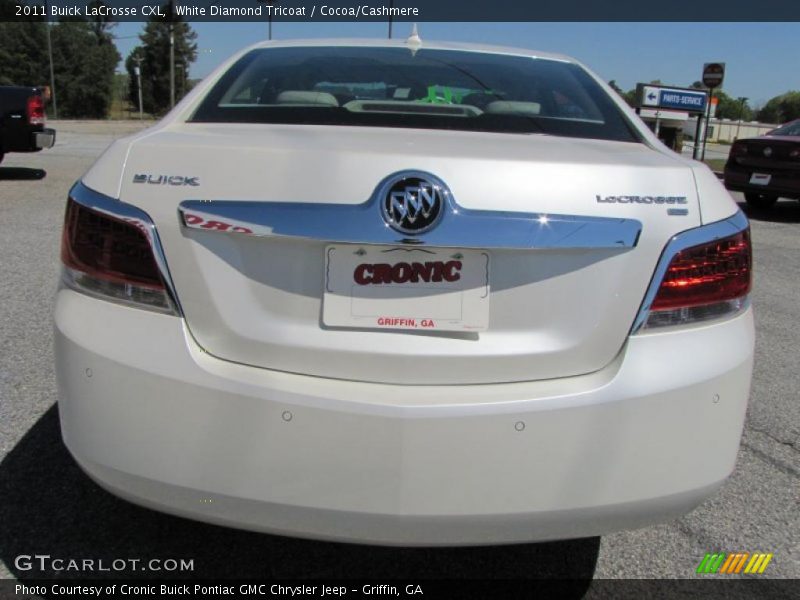 White Diamond Tricoat / Cocoa/Cashmere 2011 Buick LaCrosse CXL